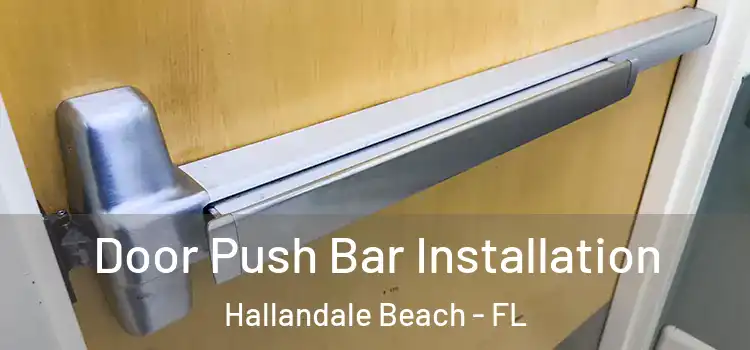 Door Push Bar Installation Hallandale Beach - FL