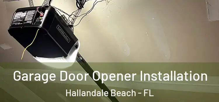  Garage Door Opener Installation Hallandale Beach - FL