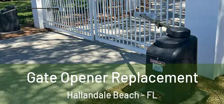 Gate Opener Replacement Hallandale Beach - FL