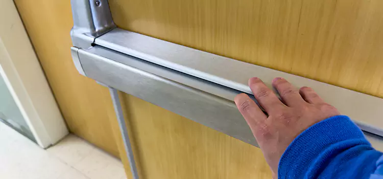 Installing a Push Bar on a Door Hallandale Beach