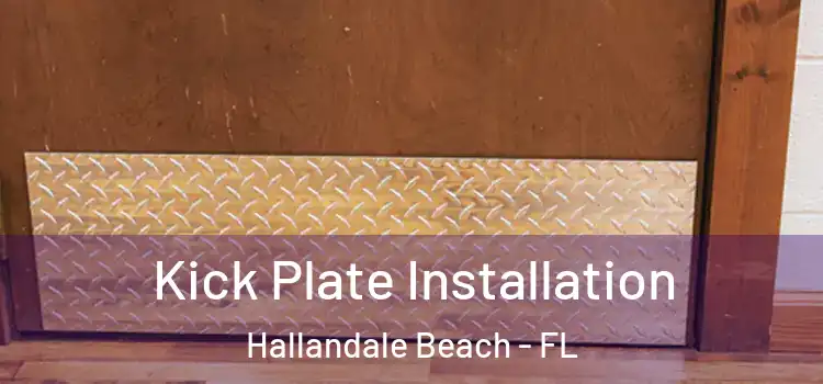 Kick Plate Installation Hallandale Beach - FL